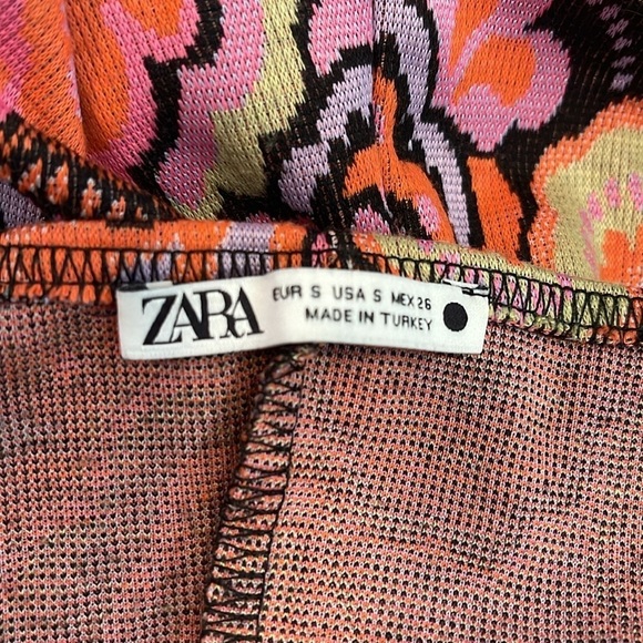 Zara Colorful Floral Knit Romper - Picture 6 of 7